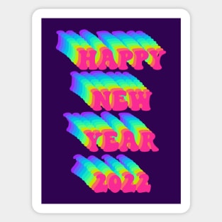 Happy new year 2022 Sticker